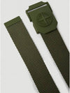 Compass Patch Logo Buckle Belt Khaki - STONE ISLAND - BALAAN 3