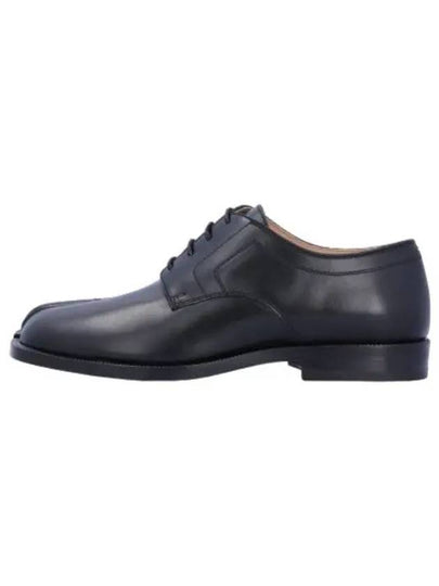 Tabi Lace Up Calf Leather Loafers Black - MAISON MARGIELA - BALAAN 2