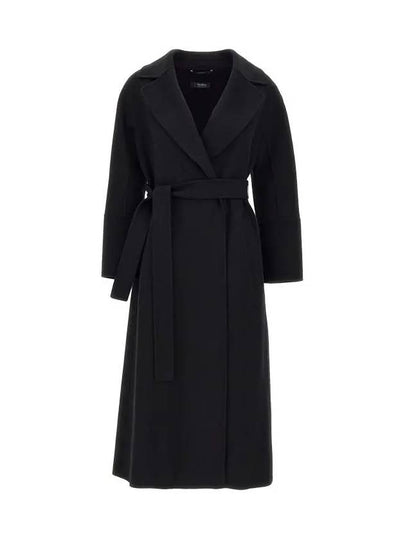 24SS Elisa Wool Belted Long Coat Black 2419011031 013 - MAX MARA - BALAAN 2