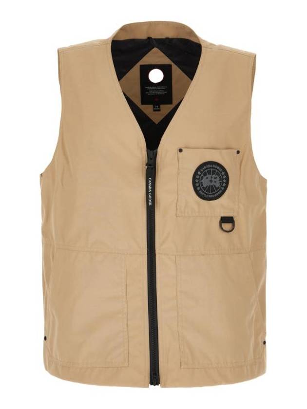 Canmore Vest Beige - CANADA GOOSE - BALAAN 1