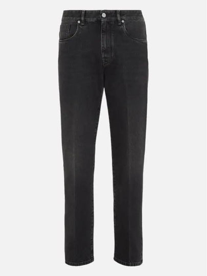 Straight-Cut Denim Jeans Black - FENDI - BALAAN 2