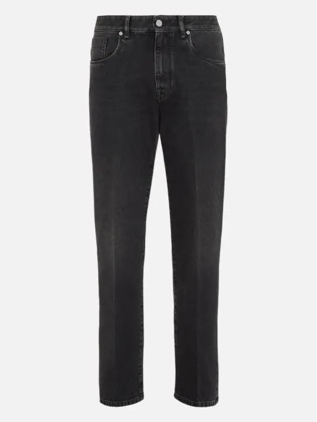 Straight-Cut Denim Jeans Black - FENDI - BALAAN 3