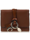 Alphabet Small Half Wallet Brown - CHLOE - BALAAN 2