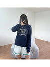 Embroidered Logo Sweatshirt Navy - ADIDAS - BALAAN 4