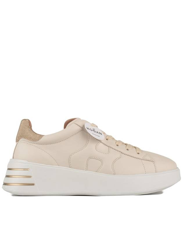 leather low-top sneakers beige - HOGAN - BALAAN 2