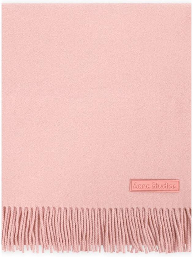 Wool Fringe Muffler Pink - ACNE STUDIOS - BALAAN 3