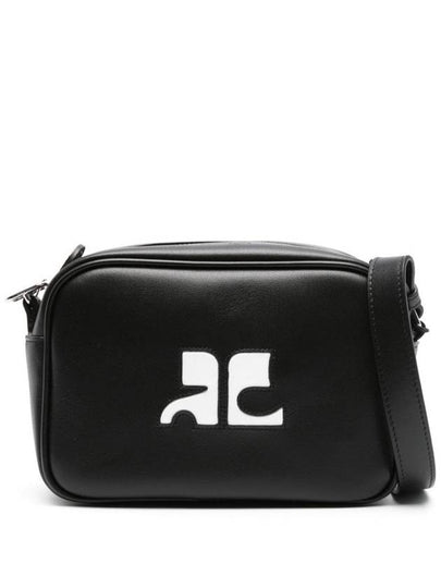 Leather Top Handle Cross Bag Black - COURREGES - BALAAN 2