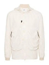 Flatt Nylon Goggle Over Long Sleeve Shirt Beige - CP COMPANY - BALAAN 2