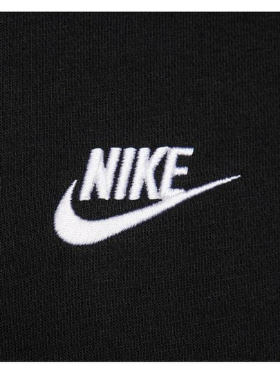 Sportswear Club Fleece Pullover Hoodie Black - NIKE - BALAAN 2