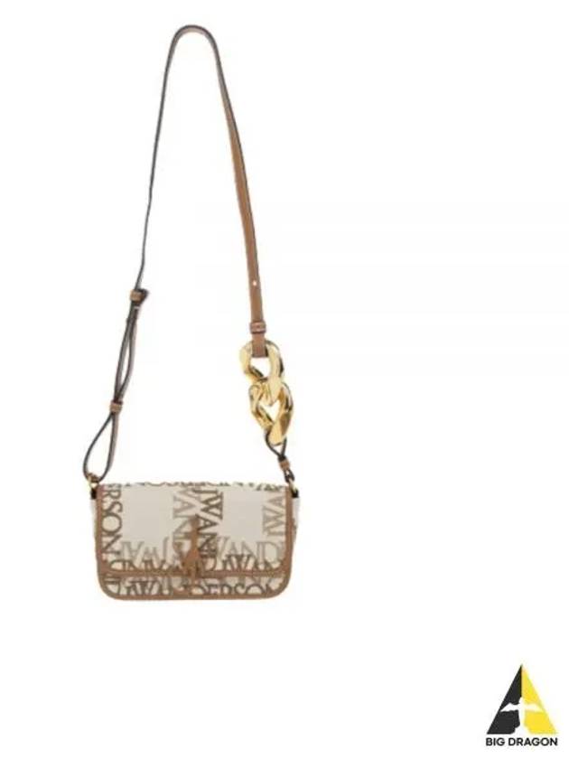 Anchor Beige Cotton Blend Chain Shoulder Bag Brown - JW ANDERSON - BALAAN 2