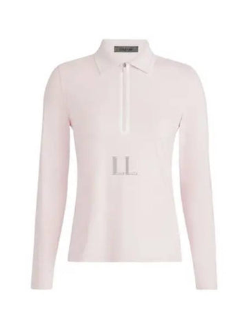 Silky Tech Nylon Quarter Zip Polo GLP000001 Blush Women - G/FORE - BALAAN 1