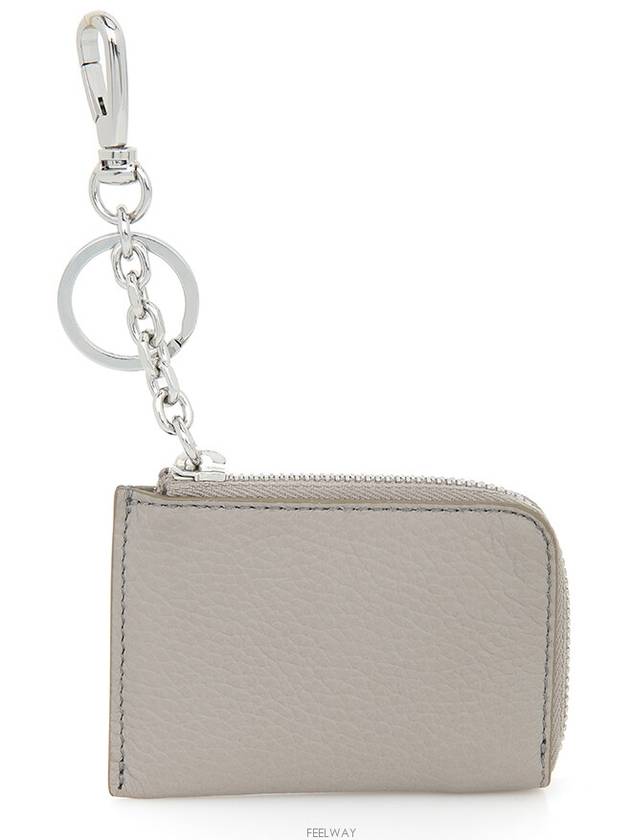 Maison Margiela Taupe Keyring Zipper Mini Wallet Coin Card SA1UI0012 - MAISON MARGIELA - BALAAN 5