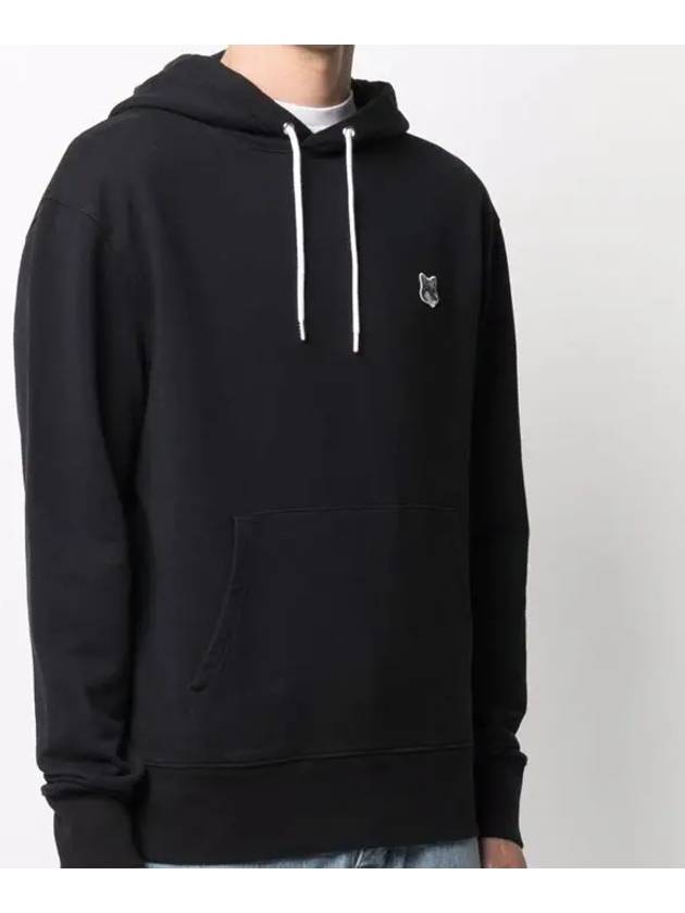 Grey Fox Head Patch Classic Hoodie Black - MAISON KITSUNE - BALAAN 6