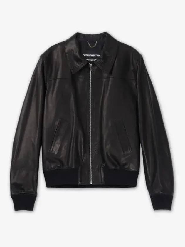 DEPARTMENT FIVE Leather Jacket Black UC0632LF0007999 - DEPARTMENT 5 - BALAAN 1