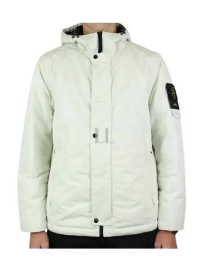 Techno Fabric Hooded Jacket Plaster - STONE ISLAND - BALAAN 2