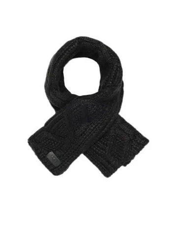 Cable scarf 101013 BLACK - UGG - BALAAN 1