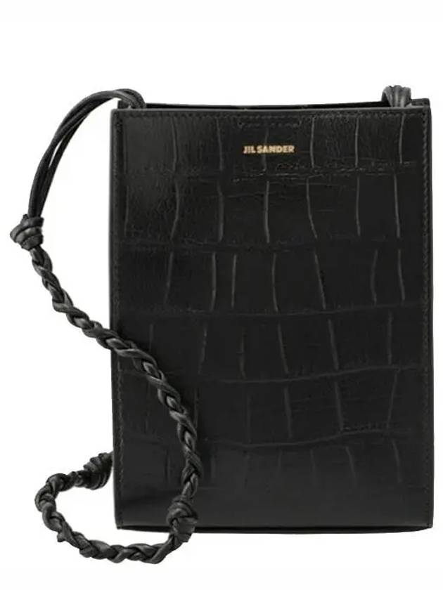 Tangle Small Leather Cross Bag Black - JIL SANDER - BALAAN 2