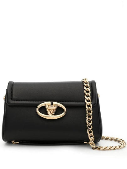 Garavani Chain Cross Bag Black - VALENTINO - BALAAN 2