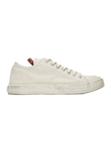 Ballow Tumbled Low Top Sneakers White - ACNE STUDIOS - BALAAN 1