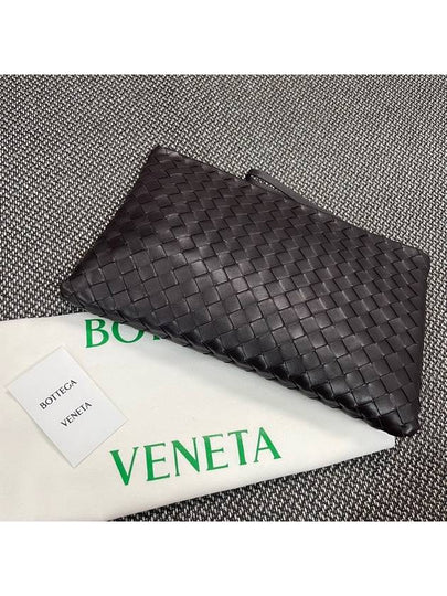 Intrecciato Large Clutch Bag Potion - BOTTEGA VENETA - BALAAN 2