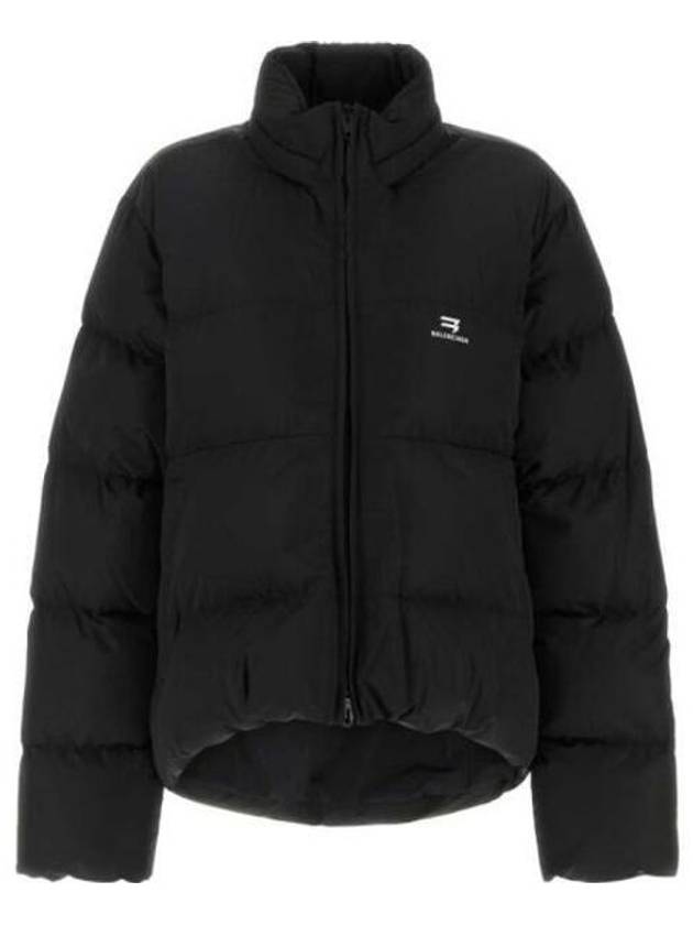 Sporty B Logo Point Down Padding Black - BALENCIAGA - BALAAN 2