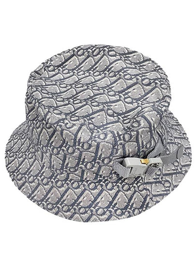 Oblique Jacquard Bucket Hat Deep Grey - DIOR - BALAAN 2