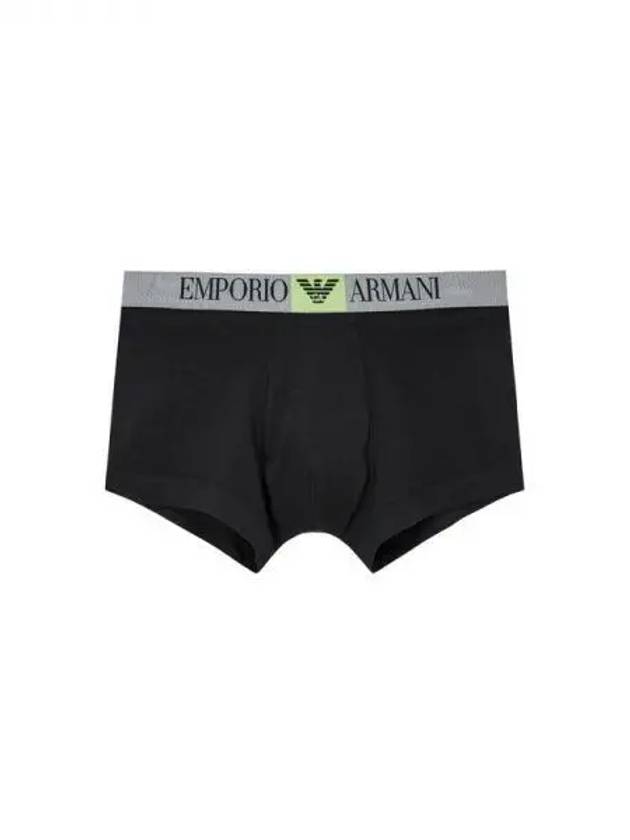 UNDERWEAR Men s Square Eagle Logo Drawn Black 271718 - EMPORIO ARMANI - BALAAN 1