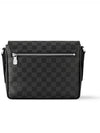 District PM Damier Graphite Coated Canvas Messenger Bag Black - LOUIS VUITTON - BALAAN 11