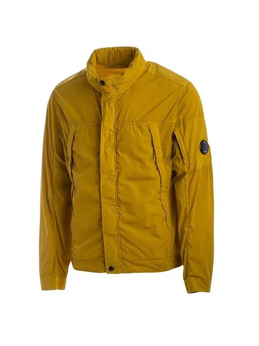 Nycra R Zip Up Jacket Mustard - CP COMPANY - BALAAN 1