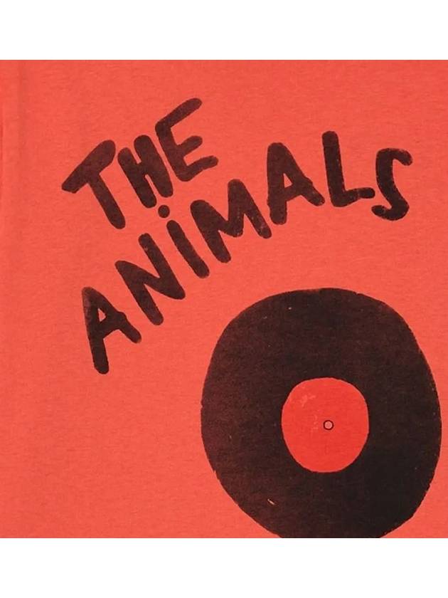 Kids Logo Printing T Shirt Red S23001 251BJ - THE ANIMALS OBSERVATORY - BALAAN 4