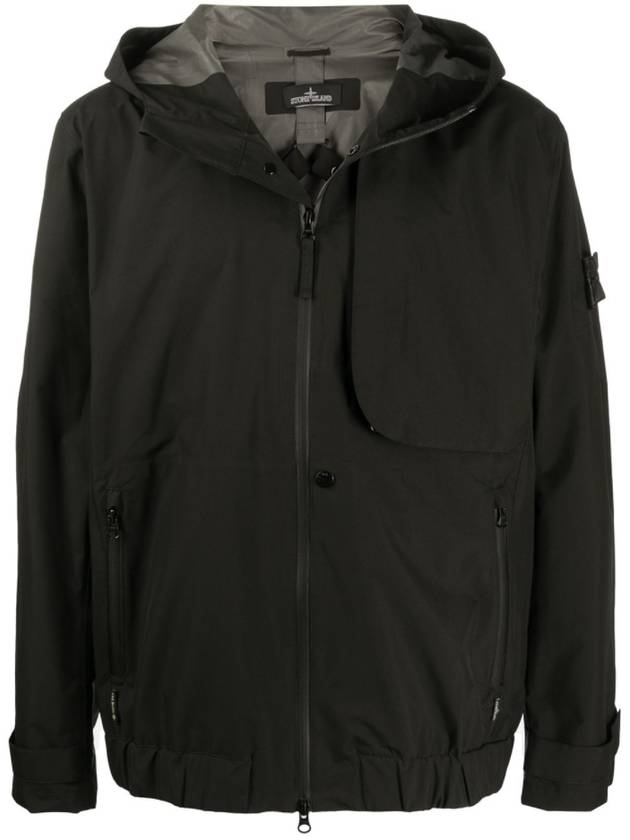 Shadow Project Waffen Goretax Hooded Jacket Black - STONE ISLAND - BALAAN 2