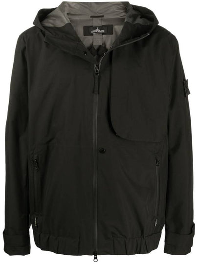 Shadow Project Waffen Goretax Hooded Jacket Black - STONE ISLAND - BALAAN 2