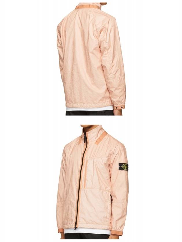 Membrana Zipper Bomber Jacket Antique Rose - STONE ISLAND - BALAAN 6