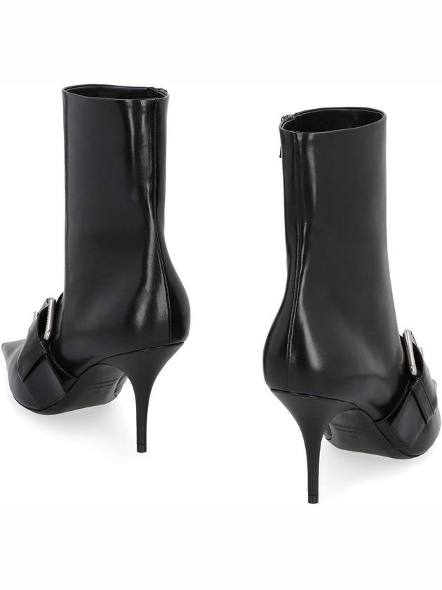 Knife Buckle Middle Boots Black - BALENCIAGA - BALAAN 5