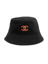 CC Logo Reversible Bucket Hat Black - CHANEL - BALAAN 1