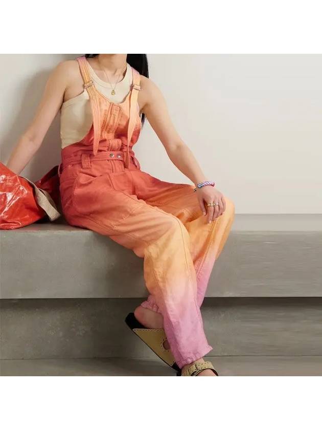 gradient jumpsuit orange - ISABEL MARANT - BALAAN.