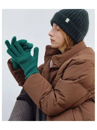 FINGER HOLE GLOVES GREEN - BENSIMON - BALAAN 1