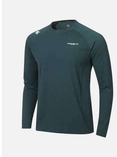 TOUGH Standard Long Sleeve T Shirt Dark Green SP323TTL81 - DESCENTE - BALAAN 1