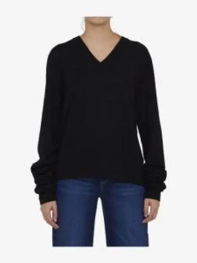 Women s back trimming detail knit black 6824 F1BQ BLK 1135401 - THE ROW - BALAAN 1