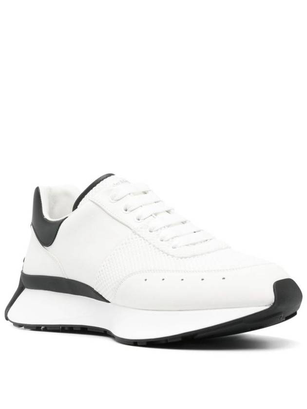 24FW Sneakers 796138 WIDNQ 9089 WHITE BLACK - ALEXANDER MCQUEEN - BALAAN 3