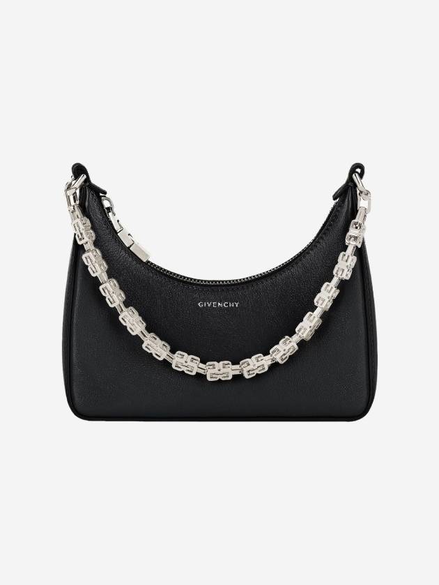 Moon Cut-out Chain Small Shoulder Bag Black - GIVENCHY - BALAAN 2