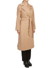 Feltro Single Coat Beige - MAX MARA - BALAAN 5