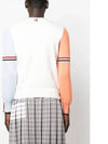 RWB Striped Crew Neck Knit Top White - THOM BROWNE - BALAAN 6