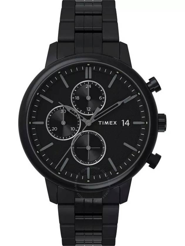 Timex Chicago Chronograph Quartz Black Dial Men's Watch TW2W13400 - TIMEX - BALAAN 1