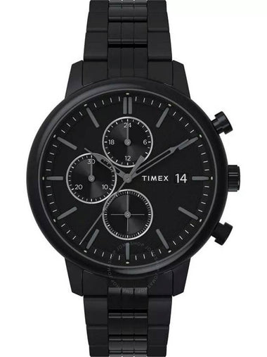 Timex Chicago Chronograph Quartz Black Dial Men's Watch TW2W13400 - TIMEX - BALAAN 1