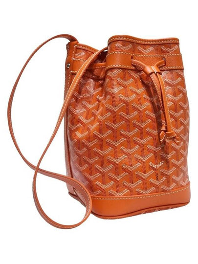 Women s Petit Flo Special Orange PVC PM Bucket Bag - GOYARD - BALAAN 2