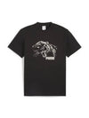 Logo Print Short Sleeve T-Shirt Black - PUMA - BALAAN 2