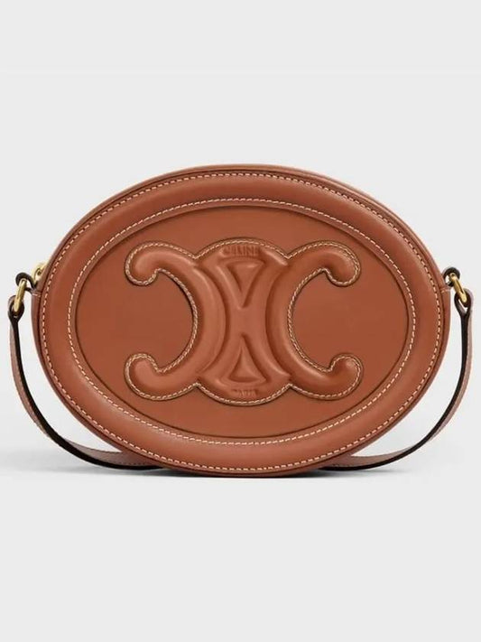 Cuir Triomphe Calfskin Cross Bag Tan - CELINE - BALAAN 2