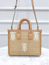 Lux You TB logo mini Freya tote bag - BURBERRY - BALAAN 3