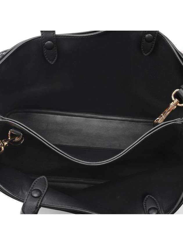 medium leather handbag with belt black 1BA4172CYSF0002VOOO - PRADA - BALAAN 7